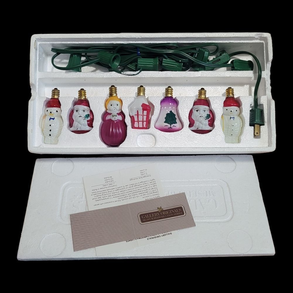 Vintage Henry Ford Victorian Christmas light sets